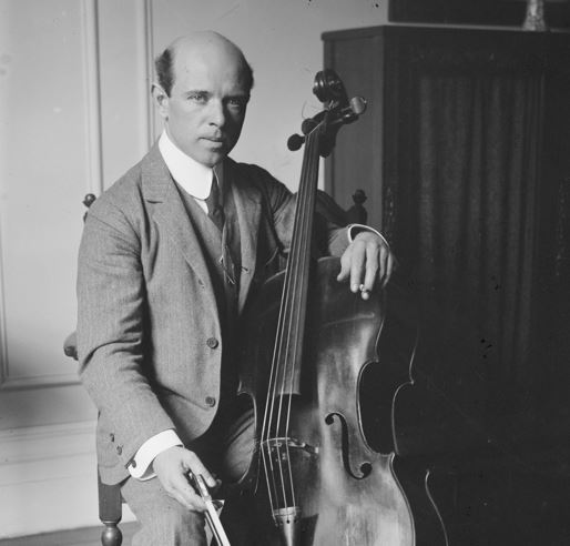 Cellist Pau Casals at Carnegie Hall (United States Library of Congress)